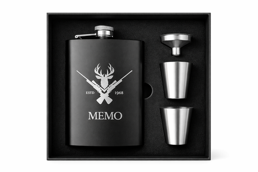 Ánfora Metálica Personalizada con Grabado Láser